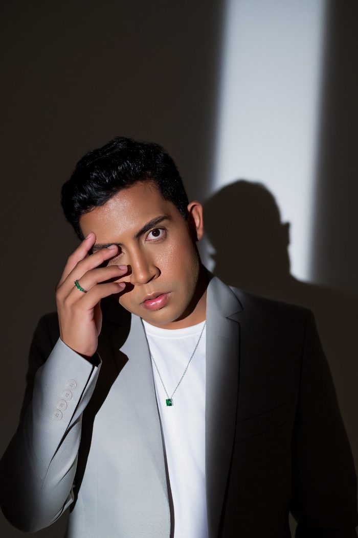 Carlos Eduardo em estúdio